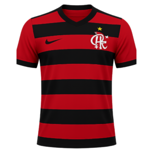 Camisa Flamengo Torcedor Masculina – Vermelha/Preta