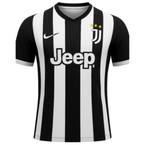 Camisa Juventus Torcedor Masculina – Branca/Preta